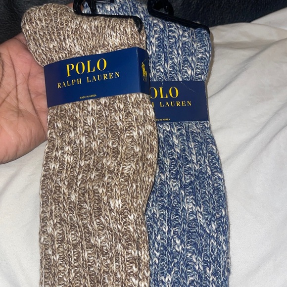Polo Ralph Lauren Women Knit Socks Fit 9-11 Shoe Size 4- 10 1/2 NWT - Picture 3 of 5